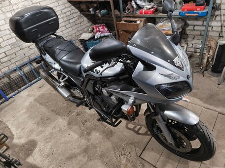2002 Yamaha FZS600 Fazer, серебристый, 320000 рублей, вид 5