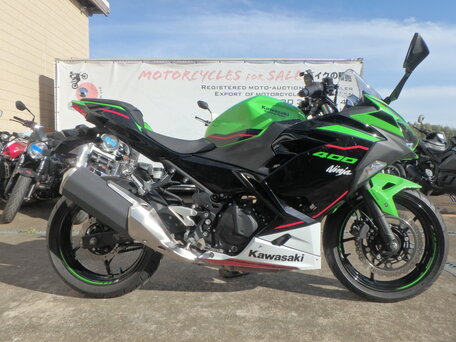 2021 Kawasaki Ninja 400, зелёный, 640000 рублей, вид 5