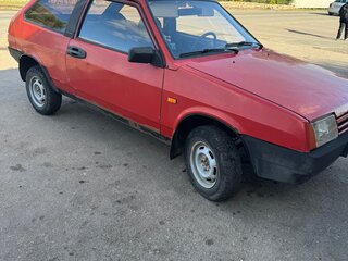 1995 Lada (ВАЗ) 2108, красный, 69000 рублей, вид 2