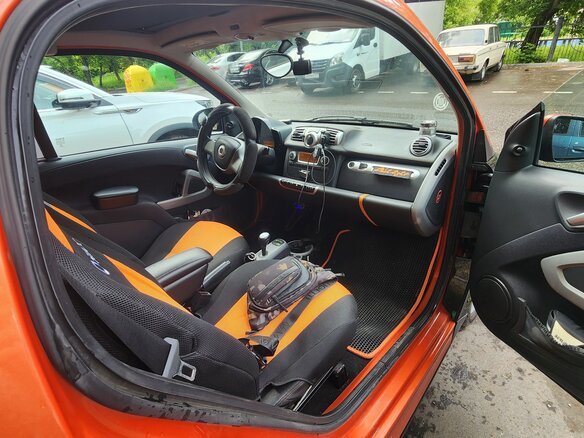 2015 Smart Fortwo II, чёрный, 600000 рублей - вид 5