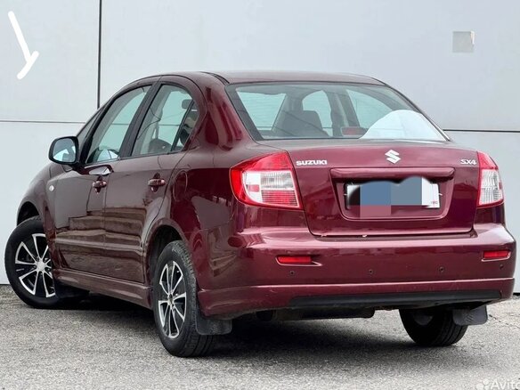 2008 Suzuki SX4 I (Classic), красный - вид 5