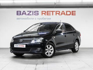 2014 Volkswagen Polo V, чёрный, 800000 рублей, вид 1