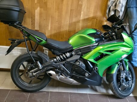 2012 Kawasaki ER-6F (Ninja 650R), зелёный, 550000 рублей, вид 3