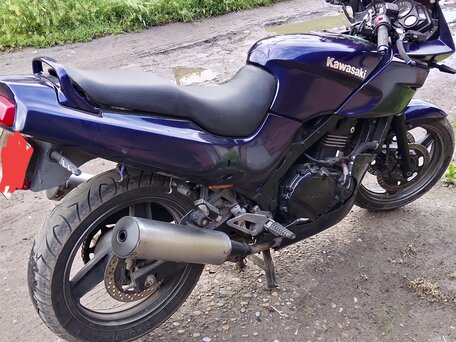 1995 Kawasaki GPZ 500, синий, 250000 рублей, вид 4
