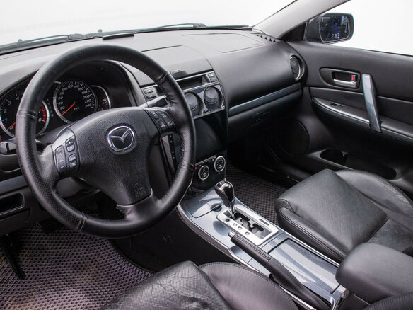 2006 Mazda 6 I (GG) Рестайлинг, чёрный - вид 9