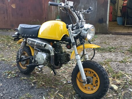 2014 Skyteam Gorilla Monkey ST125, жёлтый, 90000 рублей, вид 1