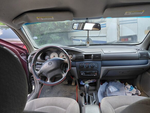 2002 Dodge Stratus II, пурпурный, 140000 рублей - вид 5