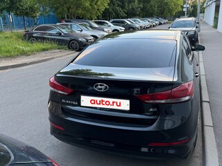 2016 Hyundai Elantra VI (AD), чёрный, 1230000 рублей, вид 4