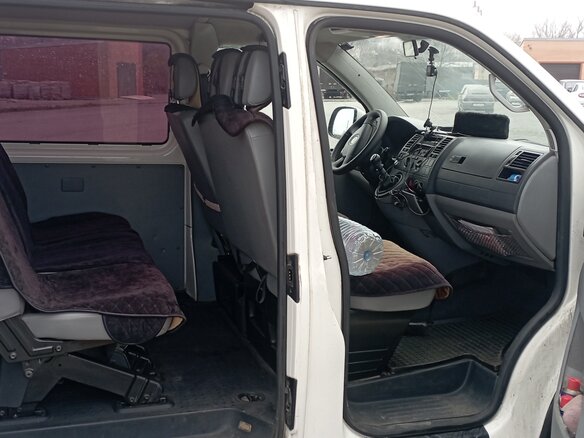 2008 Volkswagen Transporter, белый, 1600000 рублей - вид 6