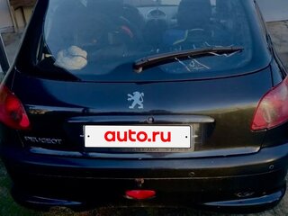 2007 Peugeot 206, чёрный, 295000 рублей, вид 3