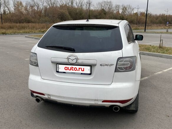 2010 Mazda CX-7 I Рестайлинг, белый, 950000 рублей - вид 1