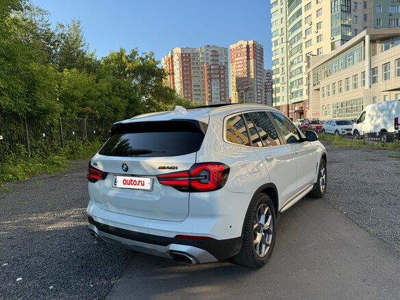 2021 BMW X3 30i xDrive III (G01) Рестайлинг, белый, 4700000 рублей - вид 3