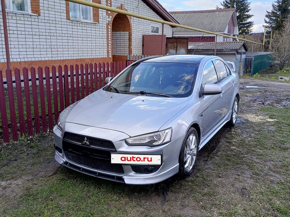 2008 Mitsubishi Lancer X, серебристый, 790000 рублей - вид 2