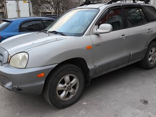 2005 Hyundai Santa Fe I, серебристый, 400000 рублей, вид 3