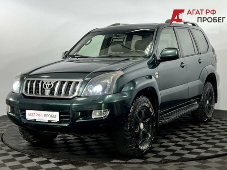 2003 Toyota Land Cruiser Prado 120 Series, зелёный, 1356000 рублей, вид 2