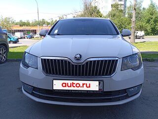 2014 Skoda Superb DSG II Рестайлинг, белый, 1245000 рублей, вид 1