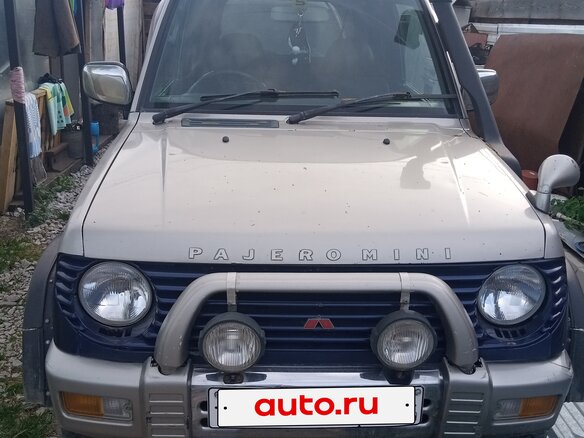 1998 Mitsubishi Pajero Mini I, синий, 300000 рублей - вид 1