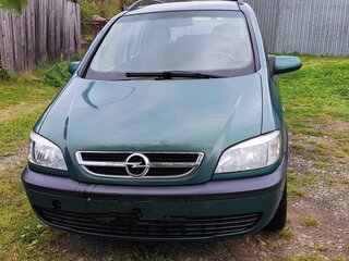 2003 Opel Zafira A Рестайлинг, зелёный, 450000 рублей, вид 2