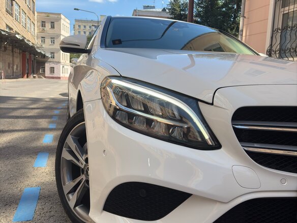 2019 Mercedes-Benz C-Класс 220 d IV (W205) Рестайлинг, белый, 3250000 рублей - вид 9