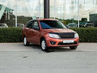 2014 Lada (ВАЗ) Granta I, оранжевый, 300000 рублей, вид 5