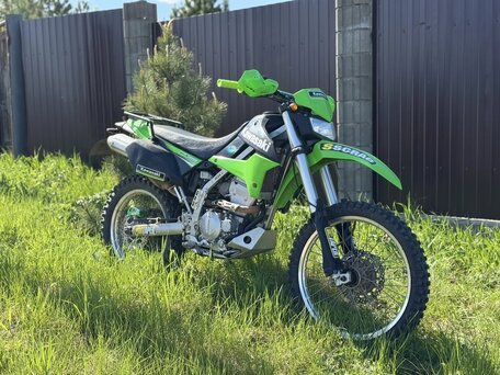 2008 Kawasaki KLX 250, зелёный, 317000 рублей, вид 1
