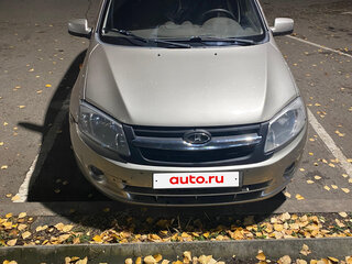 2013 Lada (ВАЗ) Granta I, бежевый, 410000 рублей, вид 2