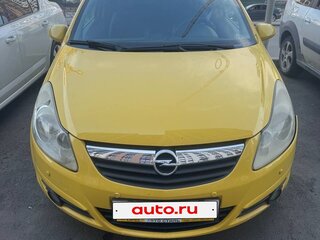 2008 Opel Corsa D, жёлтый, 570000 рублей, вид 1