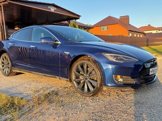 2016 Tesla Model S 90D I, синий, 2450000 рублей, вид 5