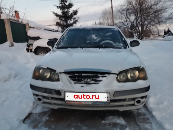 2004 Hyundai Elantra III (XD2) Рестайлинг, белый, 350000 рублей