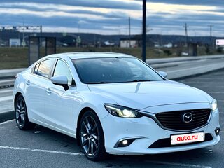 2015 Mazda 6 III (GJ) Рестайлинг, белый, 1950000 рублей, вид 3