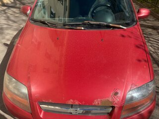2005 Chevrolet Aveo I, красный, 150000 рублей, вид 2