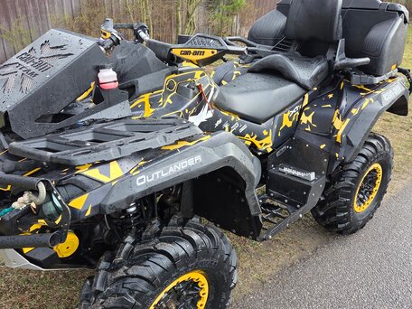 2014 BRP Can-Am Outlander Max XT-P 1000R, жёлтый, 999999 рублей, вид 2