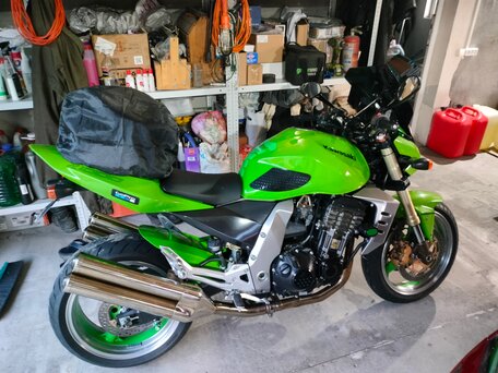2002 Kawasaki Z 1000, зелёный, 490000 рублей, вид 5