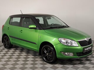 2013 Skoda Fabia II Рестайлинг, зелёный, 780000 рублей, вид 3