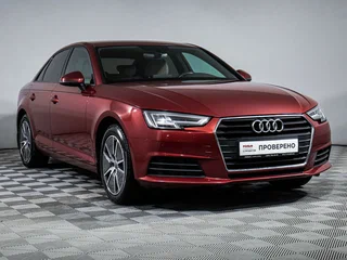 2019 Audi A4 V (B9), красный, 2425748 рублей, вид 3