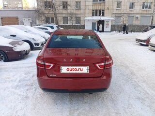 2017 Lada (ВАЗ) Vesta I, красный, 700000 рублей, вид 4