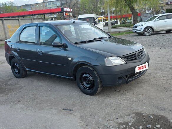2007 Renault Logan I, серый, 250000 рублей - вид 5
