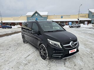 2019 Mercedes-Benz V-Класс Long 220 d длинный III (W447) Рестайлинг, чёрный, 4000000 рублей, вид 2