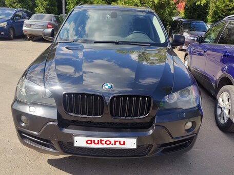 2008 BMW X5 3.0si II (E70), чёрный, 1320000 рублей, вид 3