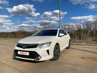 2017 Toyota Camry US Market VII (XV50) Рестайлинг, белый, 2490000 рублей, вид 2