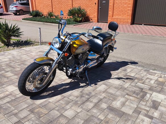 1999 Yamaha XVS1100, золотистый, 620000 рублей - вид 7