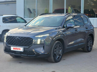 2021 Hyundai Santa Fe IV Рестайлинг, синий, 4120000 рублей, вид 3