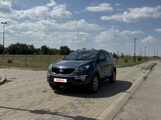 2014 Kia Sportage III Рестайлинг, синий, 1749000 рублей, вид 3