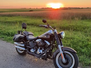 2013 Harley-Davidson Fat Boy, коричневый, 1200000 рублей, вид 3
