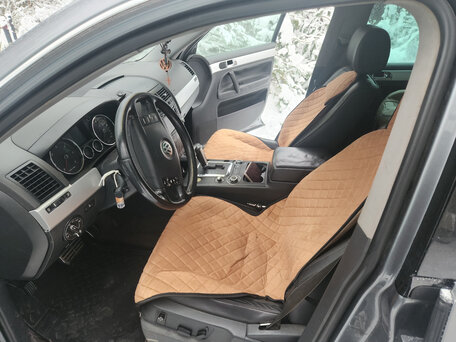 2004 Volkswagen Touareg I, серый, 999999 рублей, вид 2
