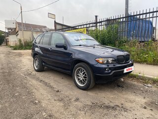 2003 BMW X5 3.0i I (E53) Рестайлинг, синий, 950000 рублей, вид 5