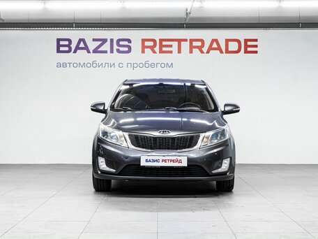 2012 Kia Rio 4-speed III, серый, 649000 рублей, вид 2