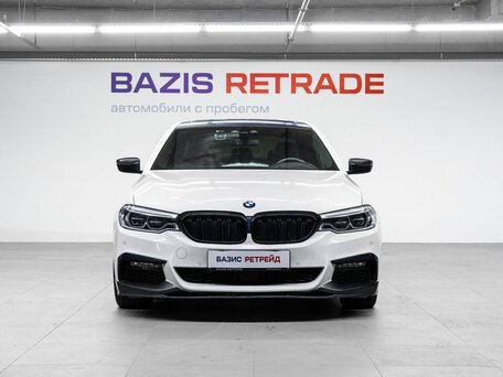 2020 BMW 5 серии Long 525Li VII (G30/G31/G38), белый, 4189000 рублей, вид 2