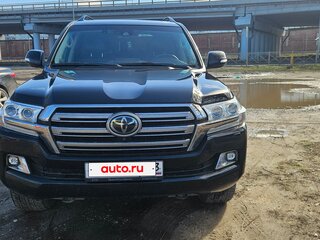 2021 Toyota Land Cruiser 200 Series Рестайлинг 2, чёрный, 8300000 рублей, вид 2