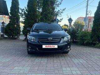 2008 Toyota Corolla X (E140, E150), чёрный, 595000 рублей, вид 2